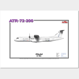 Avions de Transport Régional 72-200 - CityJet (Art Print) Posters and Art